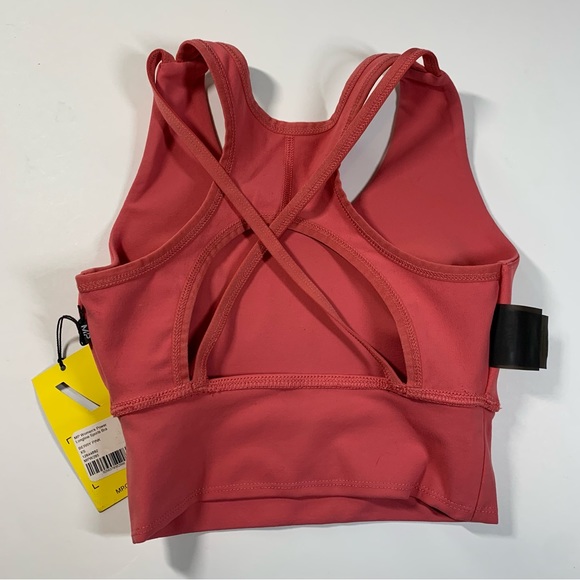 XS MP Women's Power Longline Sports Bra - Berry Pink - Picture 13 of 15